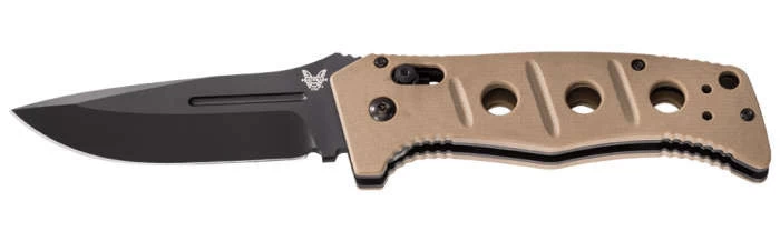 Benchmade 2750 Adamas Automatic Knife Tan (3.82" Black) 2750BKSN 3 Benchmade 2750 Adamas Automatic Knife Tan (3.82" Black) 2750BKSN