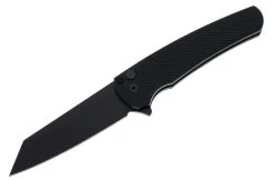 Pro-Tech Malibu Reverse Tanto Flipper Black (3.3" Black) 5206 Textured Handle