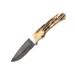 7″ Genuine India Stage Bone™ Skinner Damascus – 548D