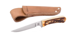 6-1/2 In. Stag Delrin® Bird & Trout Knife – 751 -ProTech Store 751 ISO W SH
