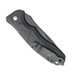 4-3/4″ Auto Bold Action® V G10 Survival Black With Black Blade – AC-510-B4-B -ProTech Store AC 510 B4 B 2