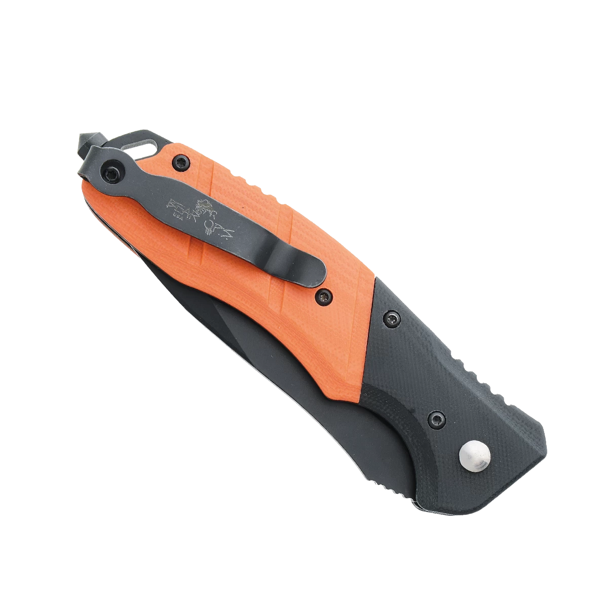 4-3/4″ Auto Bold Action® V G10 Survival Orange/Black With Black Blade – AC-510-BOR4-B 4 4-3/4″ Auto Bold Action® V G10 Survival Orange/Black With Black Blade – AC-510-BOR4-B - Image 2
