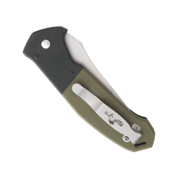 5″ Auto Bold Action® V Black/OD Green G10 Handle With Bead Blast Finish – AC-550-B4-P -ProTech Store AC 550 B4 P 2