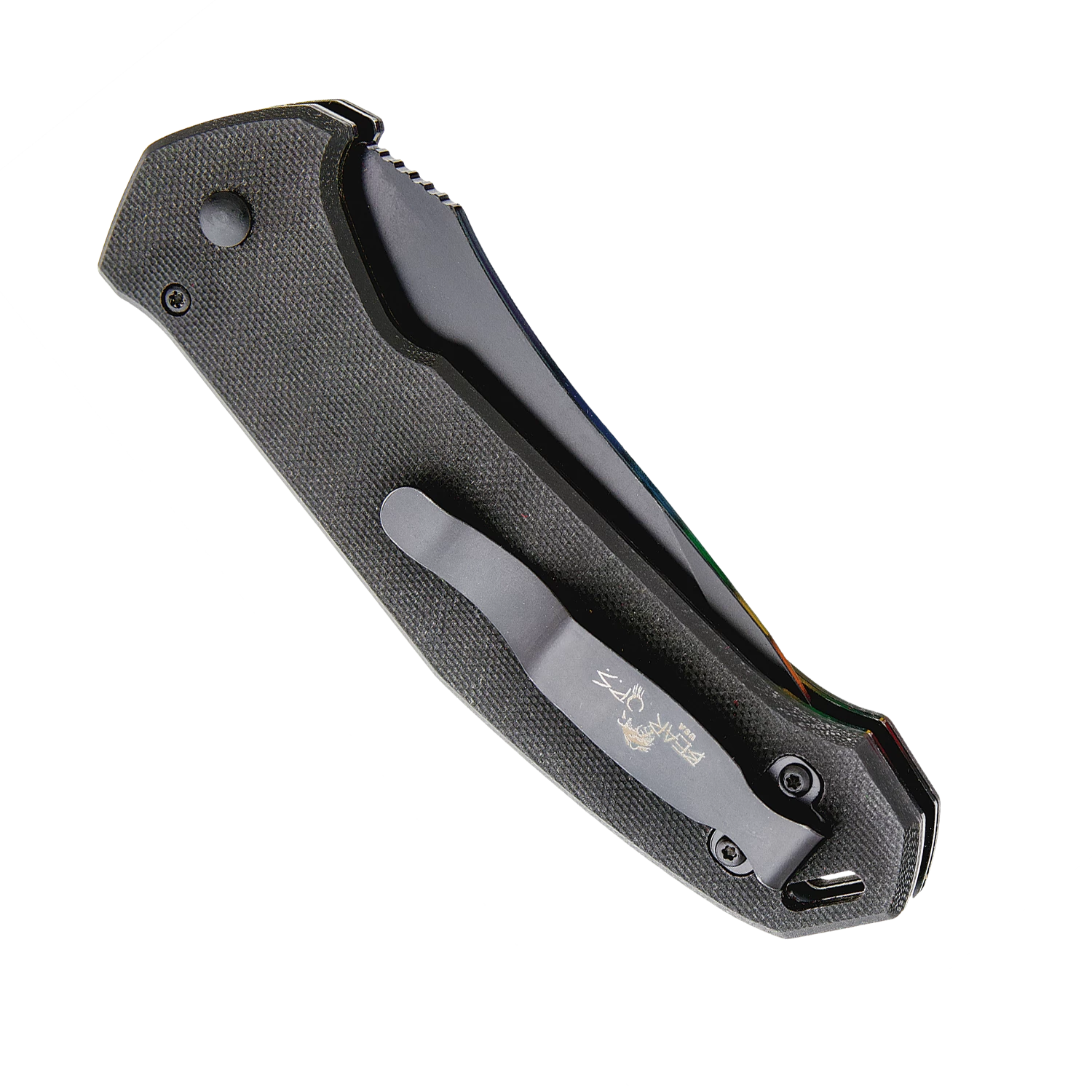 5″ Auto Bold Action® V Black G10 Handle With Black Blade – AC-551-B4-B 4 5″ Auto Bold Action® V Black G10 Handle With Black Blade – AC-551-B4-B - Image 2