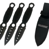 BLACKHAWK® Direct Hit 3 Piece Throwing Knife Set Wrapped – BH15DH01BK -ProTech Store BH15DH01BK