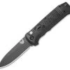 Benchmade 4400BK Casbah Automatic Knife Black Grivory (3.4" Black)