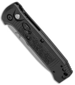 Benchmade 4400S Casbah Automatic Knife Black Grivory (3.4" Satin Serr) -ProTech Store Benchmade 4400 Casbah Black Grivory Satin Serr 4400S BHQ 51628 jr spine thumb