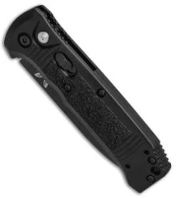 Benchmade 4400SBK Casbah Automatic Knife Black Grivory (3.4" Black Serr) -ProTech Store Benchmade Casbah Black Grivory Black Serr 4400SBK BHQ 51632 jr spine thumb