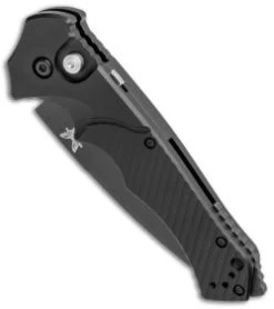 9600 Rukus II Benchmade Rukus II Automatic Knife (3.4" Black) 9600BK -ProTech Store Benchmade Rukus II Automatic Black 9600BK BHQ 74494 jr spine thumb
