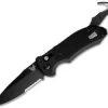 Benchmade Auto-Triage Automatic Knife Black (3.35" Black Serr) 9160SBK -ProTech Store Benchmade auto triage 9160sbk thumb