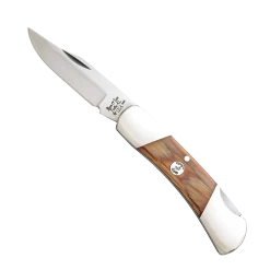 3″ Heritage Walnut Lockback Upswept – C226