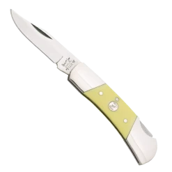 3″ Yellow Delrin® Lockback Upswept – C326