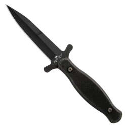 7-7/8″ Black Textured G10 Single Edge Boot Knife With Kydex® Sheath – CC-800-B