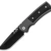 Chaves Ultramar Redencion Street Drop Point Knife Black Micarta (3.25" Black SW) -ProTech Store Chaves Ultramar Redencion Street DP Black Canvas BHQ 85477 jr thumb
