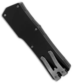 Heretic Knives Cleric Tanto OTF Automatic Knife Black DLC (3.5" Black) -ProTech Store Heratic Knives Cleric Tanto black DLC black BHQ 76675 er side thumb