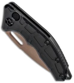 ProTech Store -ProTech Store Heretic Knives Martyr Recurve Auto Black PVD Tactical Bronze H012 7A T BHQ 81320 jr spine thumb