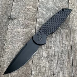 Pro-Tech TR-3 X1 Operator Automatic Knife Fish Scale (3.5" Black)