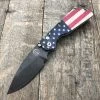 Custom Strider + Protech PT Ano Vintage USA Flag Damascus Blade (2.75" SW ) -ProTech Store IMG 1917