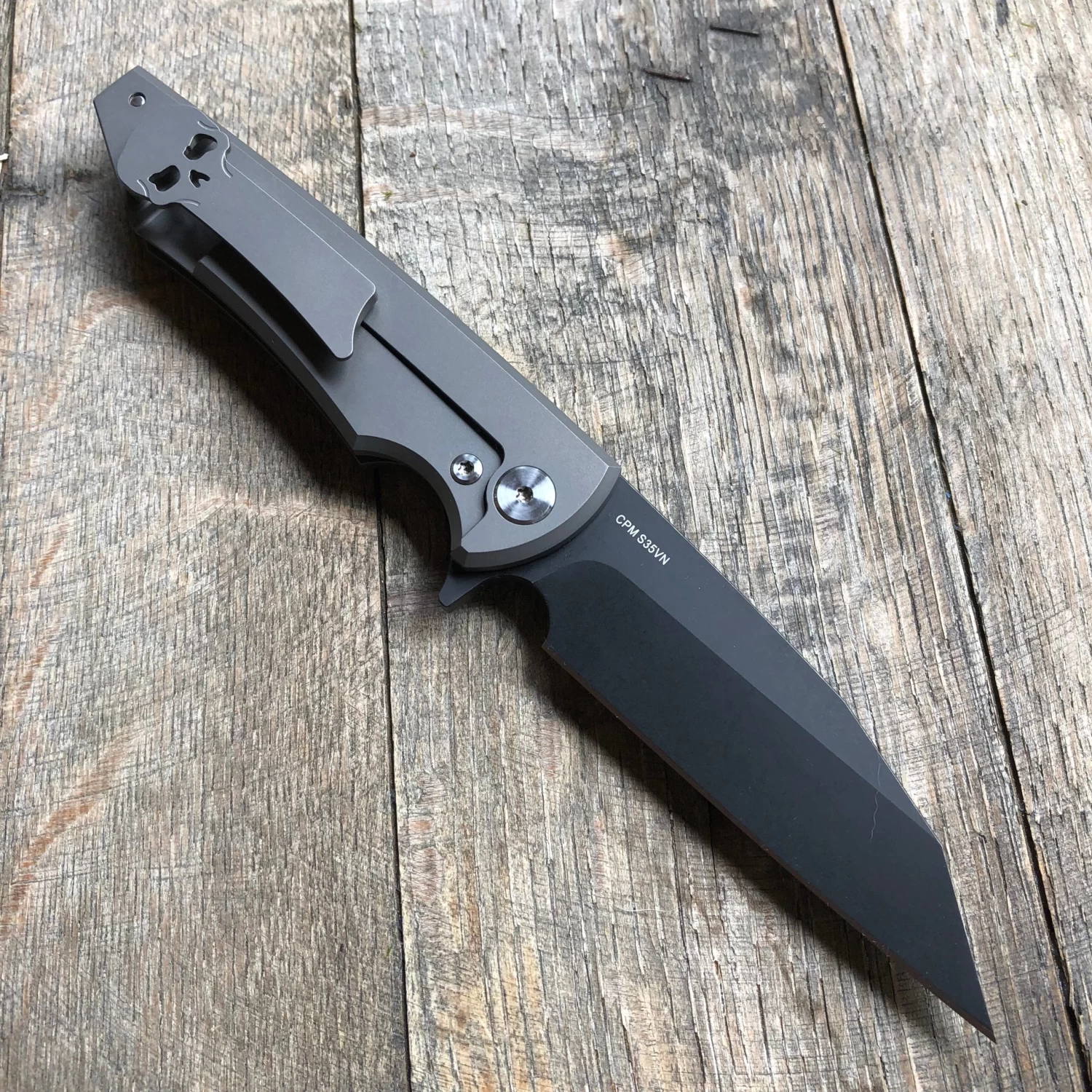 Chaves Ultramar Sangre Street Flipper Knife Black Micarta (3.4" Black SW) 4 Chaves Ultramar Sangre Street Flipper Knife Black Micarta (3.4" Black SW) - Image 2