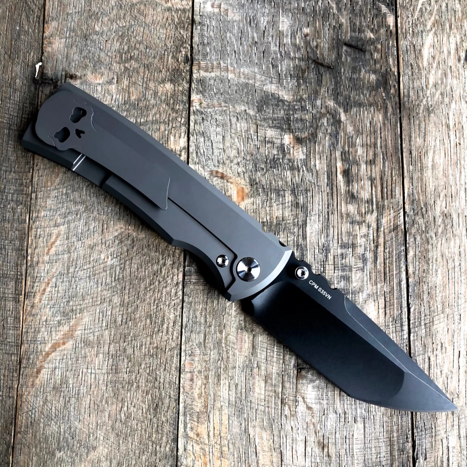 Chaves Ultramar Redencion Street Tanto Knife Green Micarta (3.25" Black SW) 4 Chaves Ultramar Redencion Street Tanto Knife Green Micarta (3.25" Black SW) - Image 2