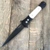 Protech The Don Automatic Knife Tuxedo Ivory (3.5" Black) 1952 -ProTech Store IMG 3236
