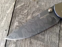 Protech TR-3 Manual Integrity Folder Custom Knife (3.5" Damascus) 7721-DM -ProTech Store IMG 3319