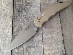 Protech TR-4.31 D2 Tactical Response 4 (4" Stonewash CPM-D2)