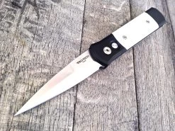 Protech Godson Automatic Ivory Micarta Scales (Satin PLN) 751