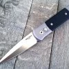 Protech Godson Knife Grey Handle W/ Black G-10 (3.2" Satin Plain) 700 -ProTech Store IMG 5288