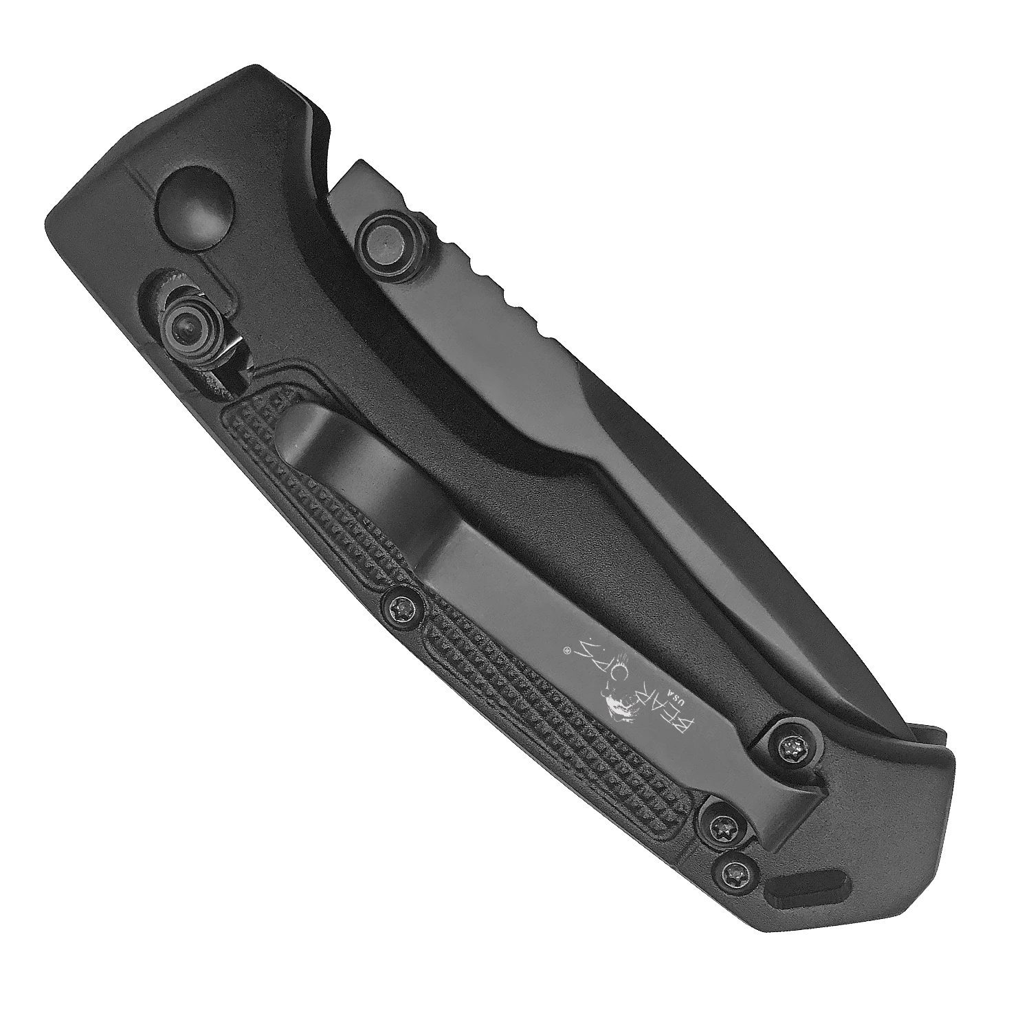 3-3/4″ Black Aluminum Slide Lock Modified Tanto Point – MC-510-AIBK-B 4 3-3/4″ Black Aluminum Slide Lock Modified Tanto Point – MC-510-AIBK-B - Image 2