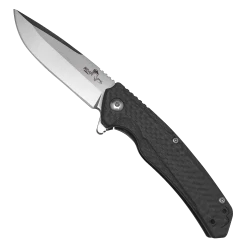 4″ Titanium Flipper With Carbon Fiber Front – MC-700-CFTI-S