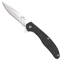 3-3/4″ Slim Titanium Flipper With Carbon Fiber Front – MC-800-CFTI-S