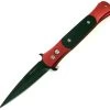 Protech Red Don Automatic Knife W/ Black G-10 (Black PLN) 1734 -ProTech Store PT1734 F