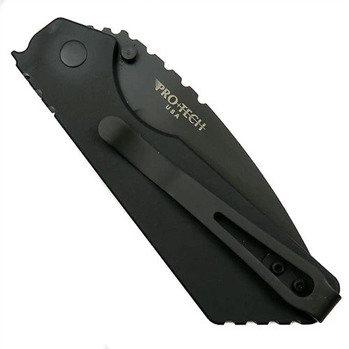 Strider + Protech PT Automatic Knife Black (2.75" Black) 4 Strider + Protech PT Automatic Knife Black (2.75" Black) - Image 2