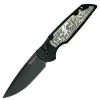 PRO-TECH LIMITED TR-3.51 TACTICAL RESPONSE 3 AUTO KNIFE, COIN STRUCK STEAMPUNK, 154CM BLACK BLADE -ProTech Store PTTR 3.51SHOT18 2 66711.1537899037