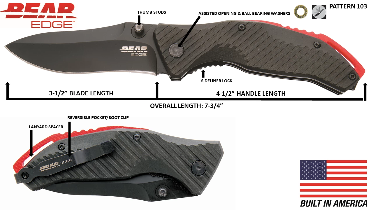 4-1/2 In. Black Aluminum Assisted Opening Sideliner – BE103 4 4-1/2 In. Black Aluminum Assisted Opening Sideliner – BE103 - Image 2