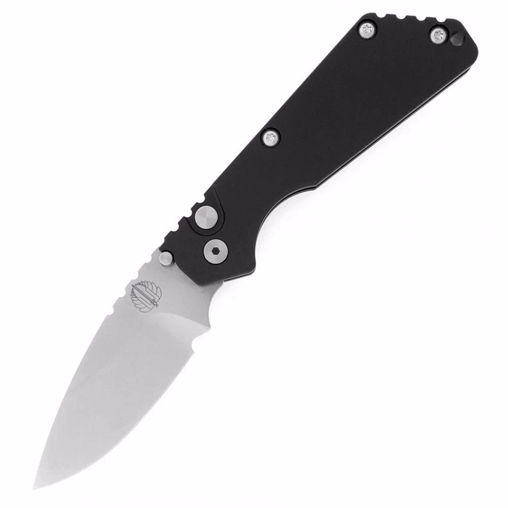 Strider + Protech SnG Automatic Knife Solid Black (3.5" Stonewash) 2401 3 Strider + Protech SnG Automatic Knife Solid Black (3.5" Stonewash) 2401