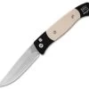 Pro-Tech Brend 2 Small Auto Tuxedo Knife Ivory Micarta (2.9" Satin) 1251 -ProTech Store Protech Brend 2 Tuxedo Ivory Micarta Satin BHQ 1222 er thumb
