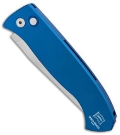 Protech Brend 3 Automatic Knife Blue (3.75" Satin) 1321-SB -ProTech Store Protech Brend 3 Auto Blue Satin BHQ 88614 er spine thumb