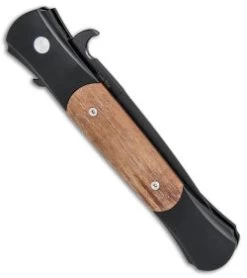 Protech Large Don Automatic Knife Koa Wood (4.5" Black) 1907-KOA -ProTech Store Protech Large Don Auto Koa Wood Black 1907 KOA BHQ 80347 jr side thumb