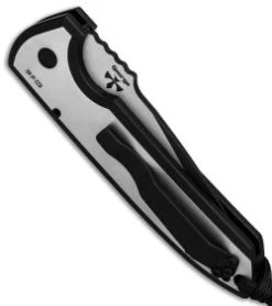 Protech Les George Rockeye Steel Custom Auto Knife Two-Tone (3.3" Black, Satin) LG-RS-8 -ProTech Store Protech Les George Rockeye Steel Custom Auto two tone black satin BHQ 31258 er side thumb