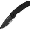 Protech Magic 2 "Whiskers" Automatic Knife Tactical (3.75" Black Serr) M2604 -ProTech Store Protech Magic 2 Whiskers Auto Tactical Black Serr M2604 BHQ 88630 jr thumb