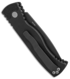 Protech Tactical Response 2 Automatic Knife (3" Black Serr) TR-2.4 -ProTech Store Protech Tactical Response 2 black serr BHQ 3393 er side thumb