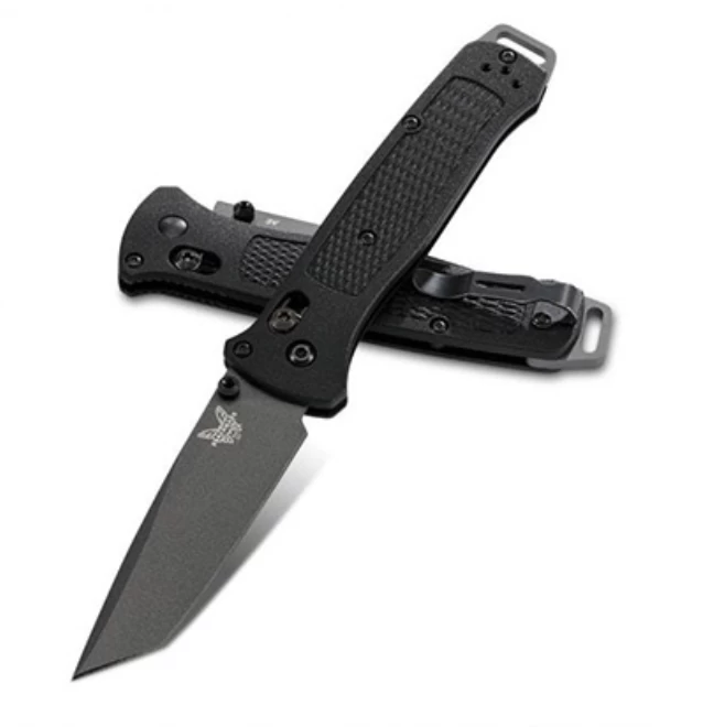 Benchmade Bailout AXIS Lock Knife Black Grivory (3.38" Gray) 537GY 3 Benchmade Bailout AXIS Lock Knife Black Grivory (3.38" Gray) 537GY