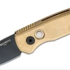 Pro-Tech R5212 Limited Edition Runt 5 AUTO 1.94" CPM-20CV Black DLC Reverse Tanto Blade, Stonewashed Bronze Aluminum Handles, Mother Of Pearl Button -ProTech Store ScreenShot2021 12 15at10.46.30AM