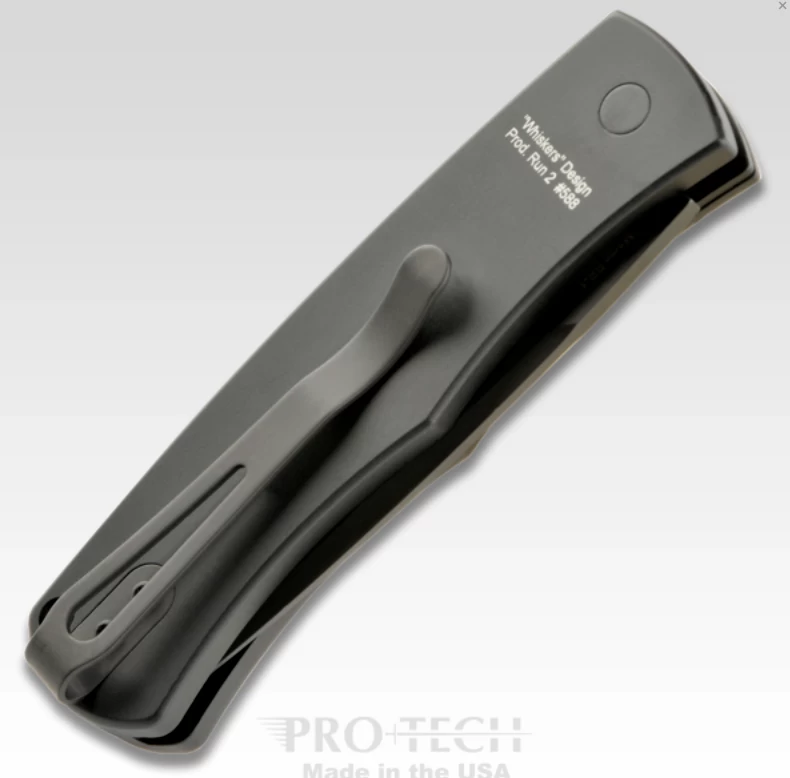 Protech Magic "Whiskers" Automatic Knife (3.125" Black) BR-1.7 4 Protech Magic "Whiskers" Automatic Knife (3.125" Black) BR-1.7 - Image 2