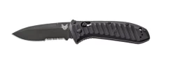 Benchmade 5700SBK Auto Presidio II Automatic Knife (3.7" Black Serr)