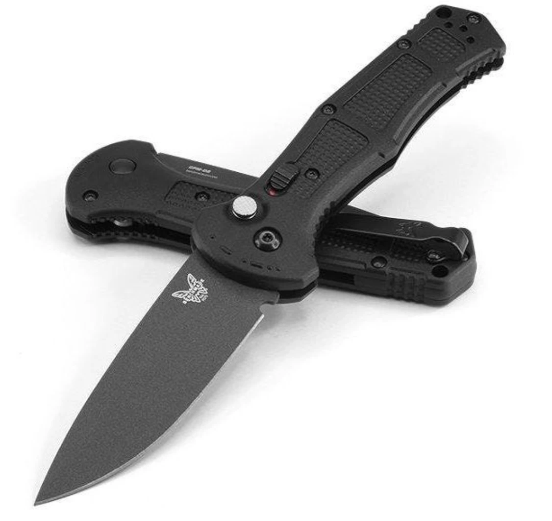 Benchmade Claymore Automatic Knife Black Grivory (3.6" Black) 9070BK 3 Benchmade Claymore Automatic Knife Black Grivory (3.6" Black) 9070BK