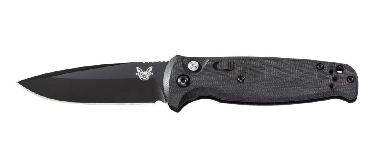 Benchmade CLA Drop Point Automatic Knife Black G-10 (3.4" Black) 4300BK 3 Benchmade CLA Drop Point Automatic Knife Black G-10 (3.4" Black) 4300BK