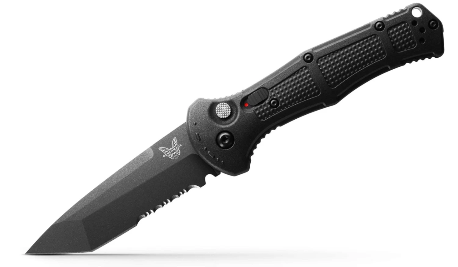 Benchmade Claymore Tanto Automatic Knife Black Grivory (3.6" Black Serr) 9071SBK 3 Benchmade Claymore Tanto Automatic Knife Black Grivory (3.6" Black Serr) 9071SBK